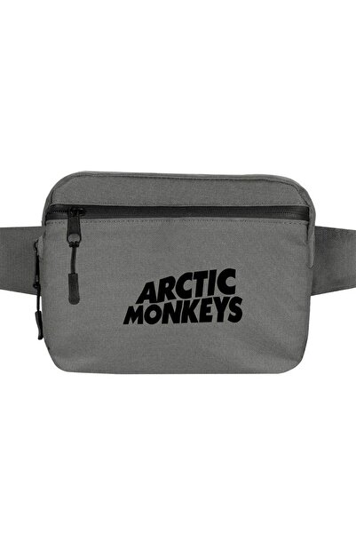 CrowsGate Τσάντα μέσης με λογότυπο Arctic Monkeys σε γκρι χρώμα