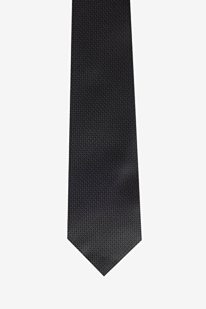 ALTINYILDIZ CLASSICS Men's Black Patterned Tie