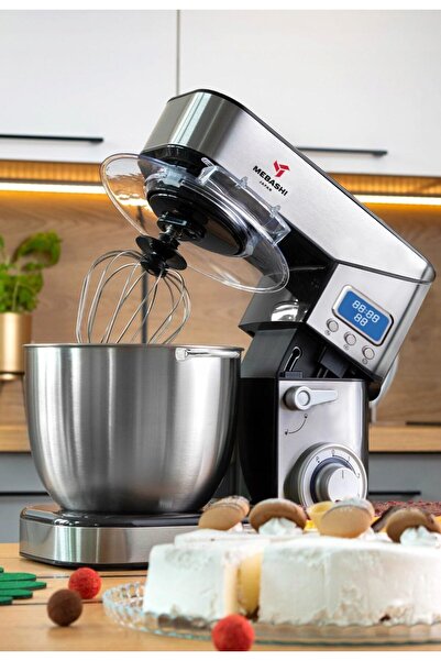 MEBASHI Stand Bowl Mixer, 10L Capacity, Black Steel, 2000W, With LED Indicator (ME-SBM1115)
