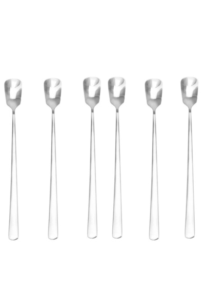 Raki Set of 6 cocktail spoons for bar shovel type 25.5cm