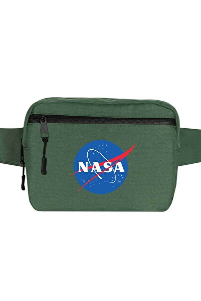 CrowsGate Nasa Logo Bell Bag Green Color
