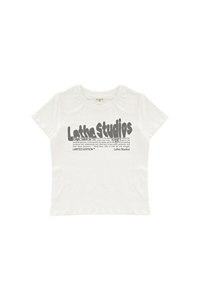 lethestudios Lethe Studios Τυπωμένο Μπλουζάκι Μπέιμπι Τι Κροπ Τοπ