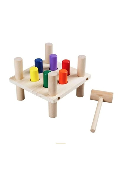 Generic ألعاب كاليميرا خشبية لعبة مطرقة المكونات الخشبية