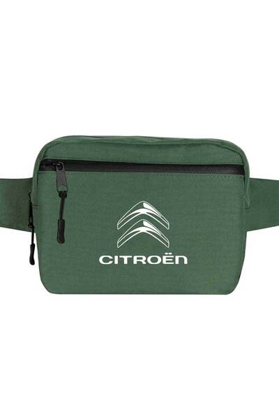 CrowsGate Geantă de talie Citroen Logo 2 Culoare Verde