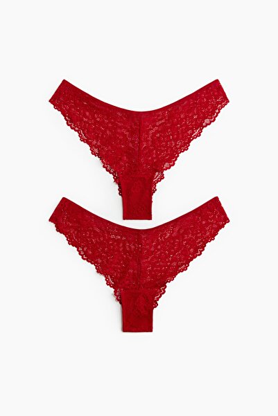 H&M 2’li Dantel Brazilian Külot