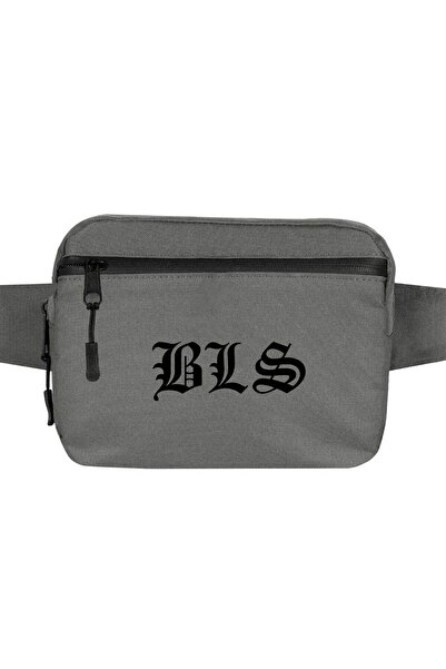 CrowsGate Geantă de talie Black Label Society BLS Culoare gri