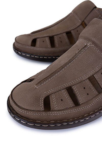 Tamer Tanca Men's Genuine Leather Mink Nubuck Casual Shoes