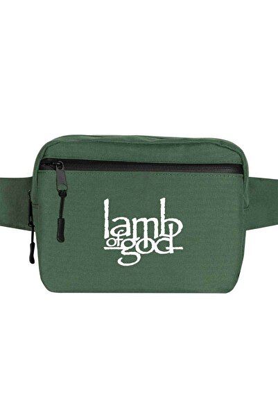 CrowsGate Lamb of God Logo Waist Bag Green Color