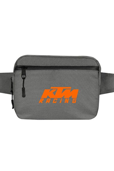 CrowsGate Τσάντα μέσης KTM Racing με πορτοκαλί λογότυπο, γκρι χρώμα
