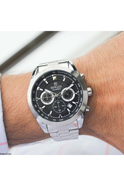 Reward ساعة يد رجالية RWA147202 بسوار فولاذي