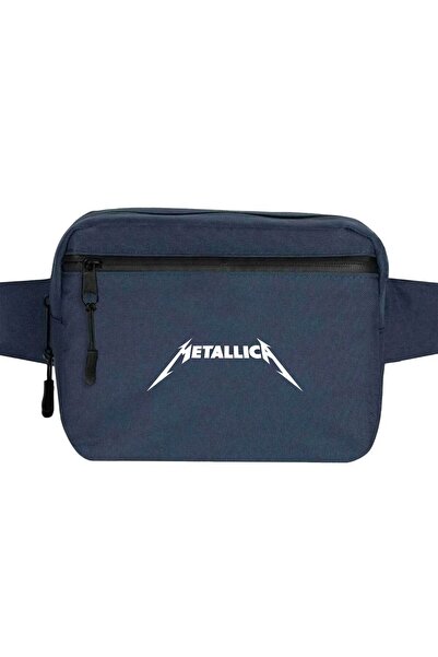 CrowsGate Geantă de talie Metallica Classic Logo Culoare bleumarin