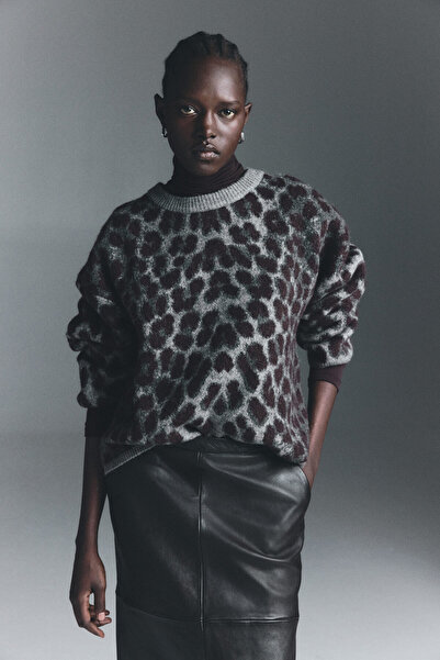 H&M Jakarlı Triko Kazak