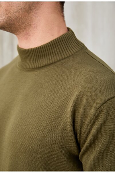 No Way Ανδρικό πουλόβερ εφαρμοστό Half Fisherman Basic