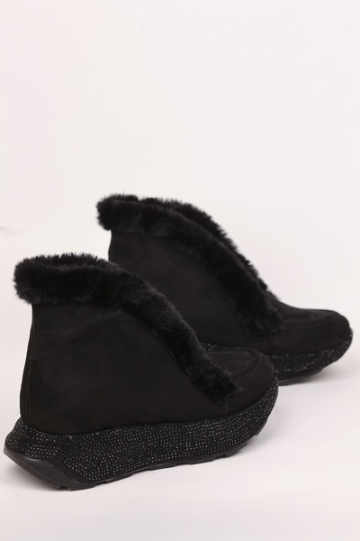 Madam Tarz LJN-150 Kürklü Taşlı Bot