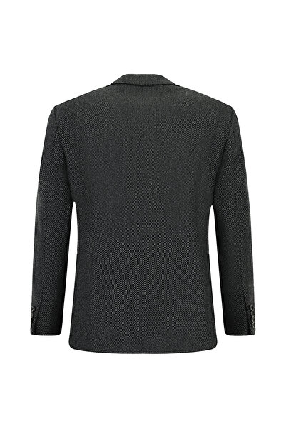 Kiğılı Regular Fit Eyelet Wool Classic Jacket