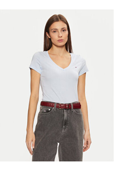 Tommy Jeans Tricou damă DW0DW20458 albastru