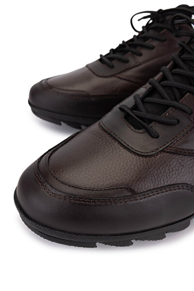 Tamer Tanca Erkek Hakiki Deri Kahverengi Casual Ayakkabı