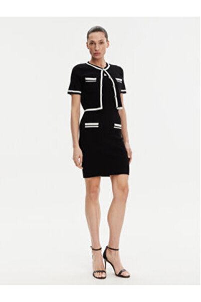 Morgan Γυναικείο Πλεκτό Φόρεμα 251-RMBIBI Μαύρο