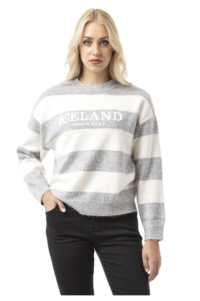 Cipo & Baxx WP263 Γυναικείο πλεκτό πουλόβερ - "ICELAND Copenhagen Studios" Πο...