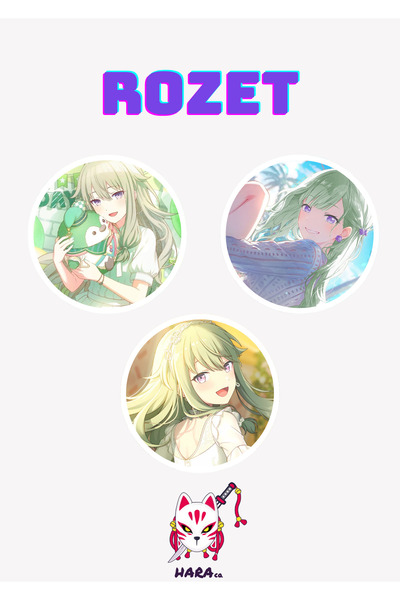 Hara Company Project SEKAI Animesi Kusanagi Nene Anime Rozet Seti 3’lü