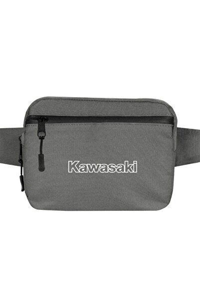 CrowsGate حقيبة خصر كاواساكي تيكس تي بل لون رمادي