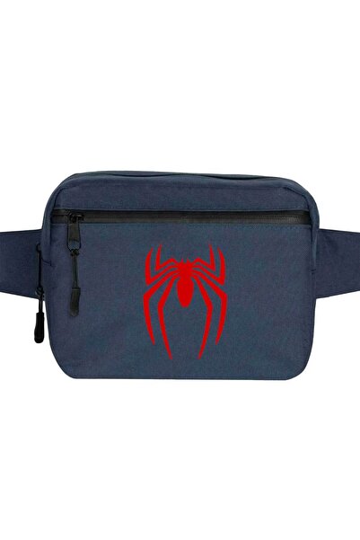 CrowsGate Geantă cu logo Spider-man Culoare bleumarin