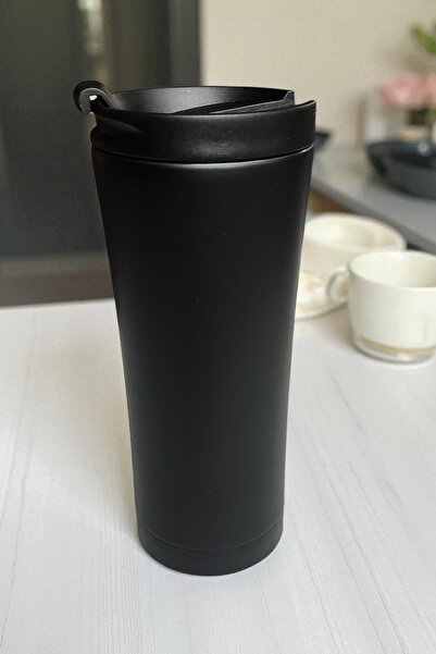 Dore Voir ترمس أسود من الفولاذ المقاوم للصدأ 304 - 470 مل