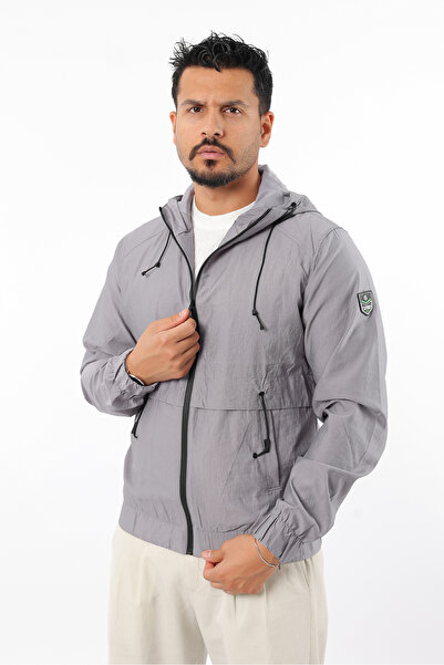 Rodrigo Men's Sports Seasonal Lined Hooded Waterproof Windproof Raincoat