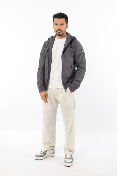 Rodrigo Men's Sports Seasonal Lined Hooded Waterproof Windproof Raincoat