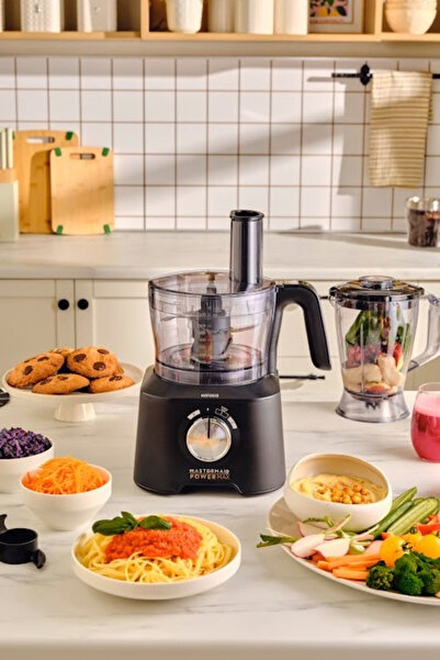 woodhub 11'li Çok Amaçlı Mutfak Robotu, Siyah Gümüş, Güçlü 2500 W