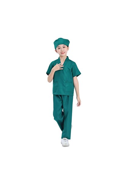 KidMania Costum de doctor pentru copii 7-8 ani, 130 cm