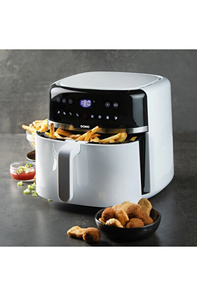 Domo Air Fryer, DOMO, 8 liters, 1800 W, white