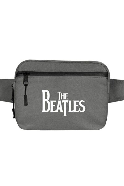 CrowsGate The Beatles Logo Waist Bag Grey Color