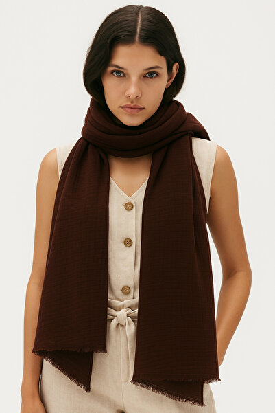ARİNNASİDE شال من قطن الموسلين بنسبة 100%