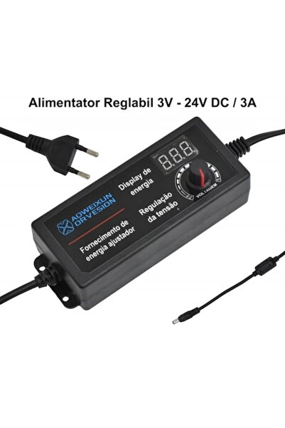 FILL Sursă de alimentare reglabilă 3V-24V DC 3A - Sursă de alimentare versati...