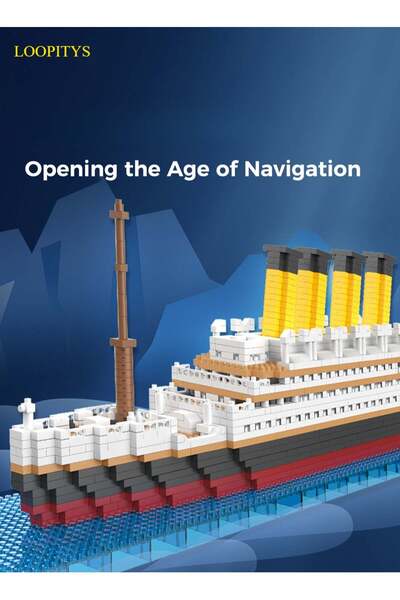 LOOPITYS 2035 Piece Micro Mini Blocks Set Titanic Model Building Block Kit