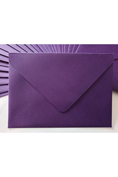 Unbranded/Generic Set 25 Plicuri C6 Handmade – Mov Pruna - Hârtie 120g/mp – Pentru Evenimente, Cadouri, Scrisori