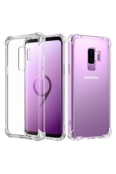 SOFAL Carcasă de telefon pentru Samsung Galaxy S9 Plus - Silicon transparent rezistent la șocuri (W47), Transparent