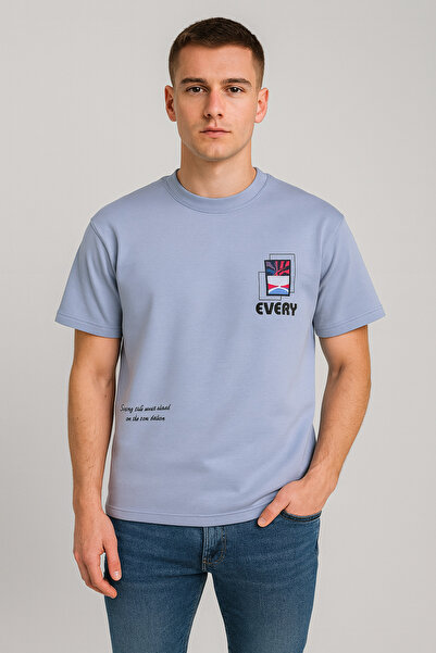 BROOKLYN STYLE Oversized cotton crew neck t-shirt