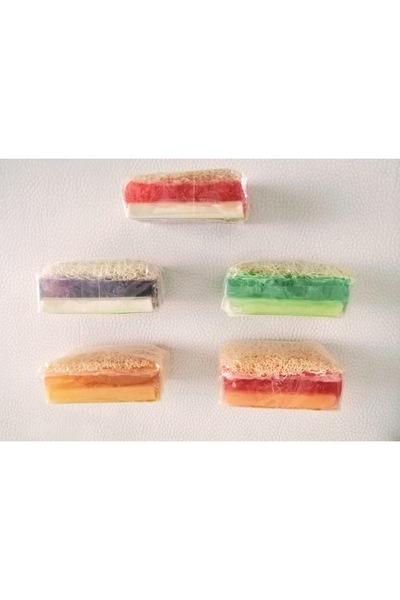 Kmod Life صابون طبيعي من ألياف اليقطين، صابون تجميلي