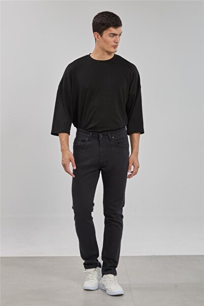 BARRELS AND OIL Men's Regular Fit Trousers - Anthracite