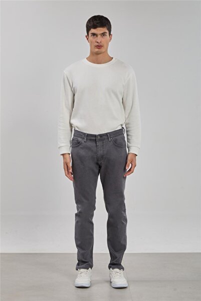 BARRELS AND OIL Men's Regular Fit Trousers - Smoked