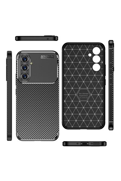 FILL Husă de protecție pentru Samsung Galaxy A54, fibră de carbon, D82, plast...