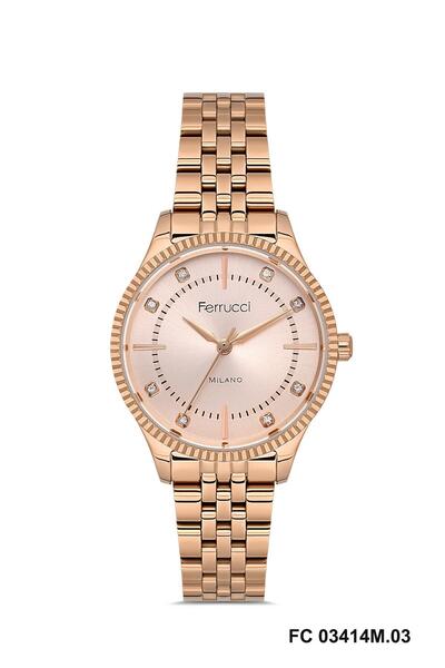 Ferrucci Fc03414M.03 Rose Gold 31 mm Women's Wristwatch