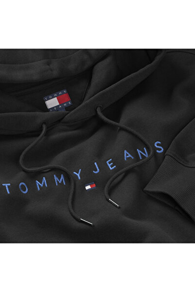 Tommy Hilfiger Tjm Reg Linear Logo Чорна чоловіча худі