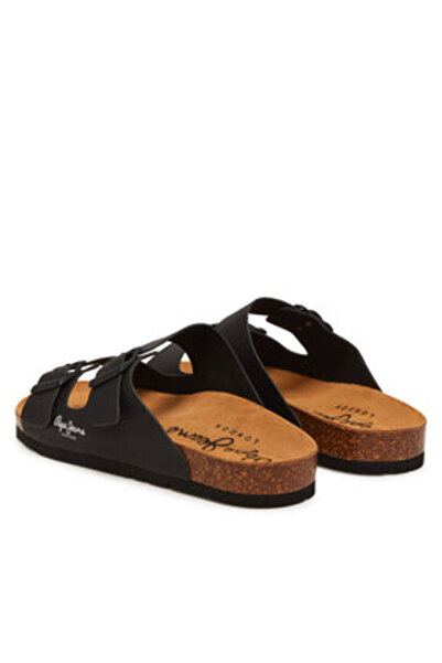 Pepe Jeans Γυναικείες σαγιονάρες μαύρες PEPE JEANS-PLS90638 999ΜΑΥΡΟ