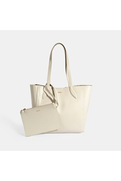 Desa Kadın Beyaz Deri Omuz Çantası