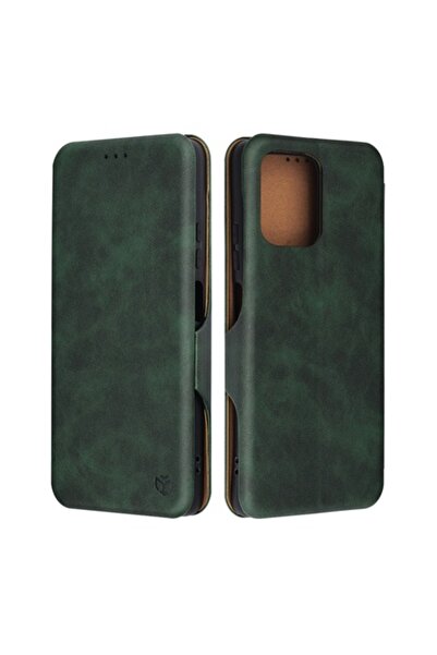 FİL Husă de protecție pentru Motorola Moto G75, O85, catifea, verde norocos