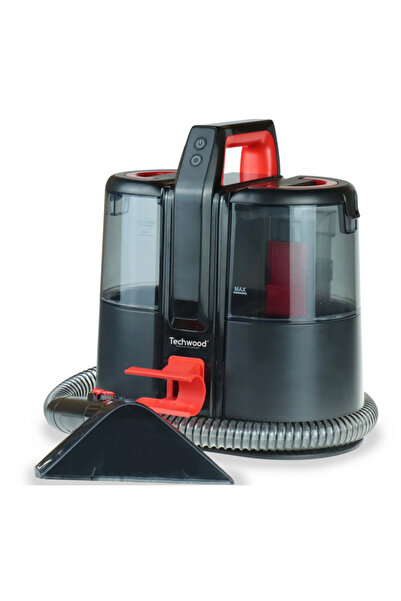 Techwood Textile vacuum cleaner TAN-8005R, 185W, Li-Ion 220 mAh, Cordless, 40min, 2 speed, Black/red