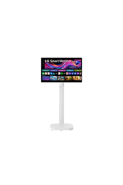LG 31.5" Swing 32U889SA-W 5ms 4K UHD IPS Dokunmatik Tekerlekli Standlı Smart Monitör